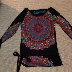 Desigual floral pattern top